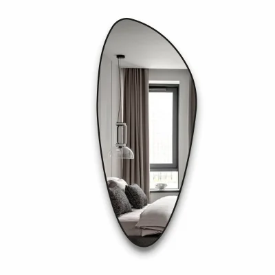 1600*700 зеркало  с шлиф.кромкой и УФ-печатью (черный), Д-113 фотография