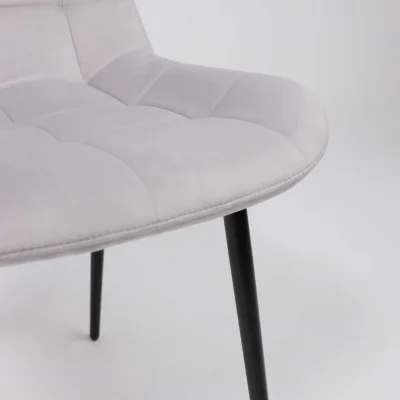 Стул AV 405, светло-серый бархат Н-09/черный_5