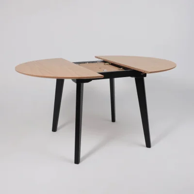 Стол КРИТ 1100(1450)*1100, Светлый бук без тонировки/Венге_15