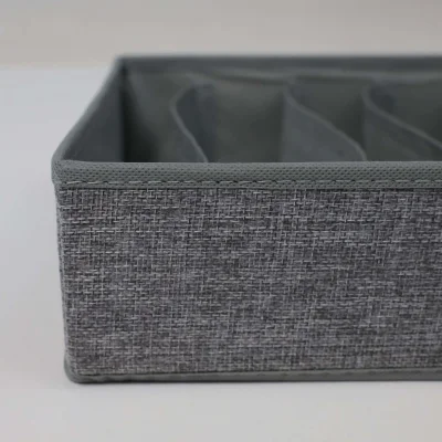 Контейнер для хранения MACKENZIE-1, 6 ячеек, серый, 34*24*9см_5