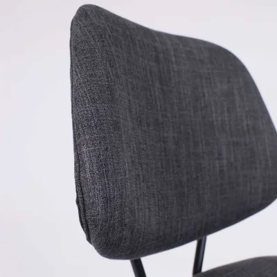 Стул барный JESSY, темно-серая ткань/черный_8