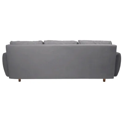 Диван-кровать Тулисия Velutto 32, серый (натуральные опоры)_4