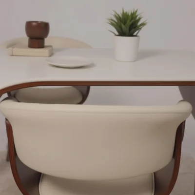 Кресло барное MODY, экокожа, кремовый/орех_12