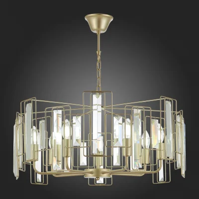 Светильник подвесной Шампань/Прозрачный E14 7*40W GIANO_2