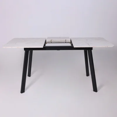 Стол AV 1209/1, ЛМДФ, раздвижной 1200(1600)*800 Азул Оникс/черный_18