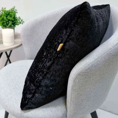 Подушка декоративная МАТЕХ MOS 35*35*10. Цвет черный, арт. 45-298_5