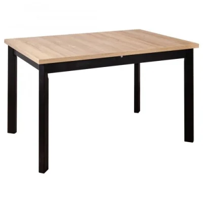 Стол MAX 5 P, 1200(1500)*800*780, дуб грендсон/чёрный_1