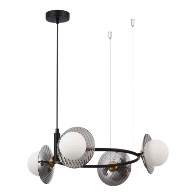 Светильник подвесной ST-Luce Черный/Дымчатый, Белый G9 4*5W 4000K NOON_2