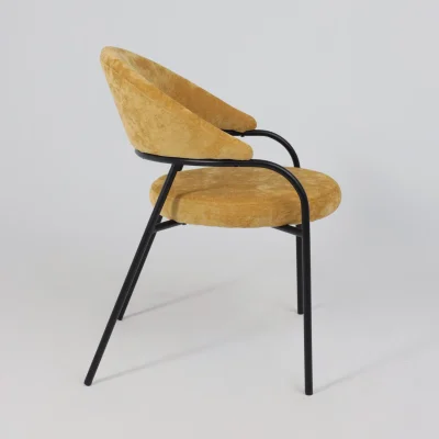 Кресло AV 350, горчичный шенилл Римини 08/черный_7