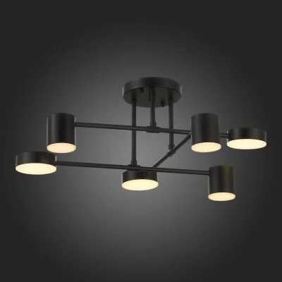 Светильник потолочный Черный/Черный LED 6*7W 4000K NOBEL_17