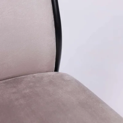 Стул DENVER, темно-бежевый велюр HLR-09/черный_8