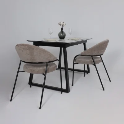 Кресло AV 350, светло-коричневый шенилл Римини 05/черный_4