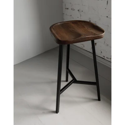 Стул полубарный PopART-65 мореный/черный_4