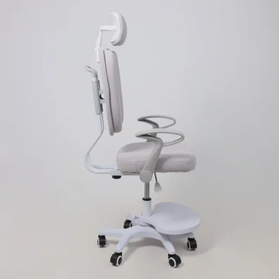 Кресло поворотное TWINS, ткань, cерый_15