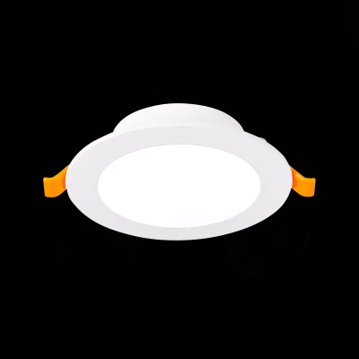 Св-к встр. Белый LED 1*8W 3000K 640Lm Ra80 110° IP20 D120xH30 220-240V Встраиваемые светильники фотография