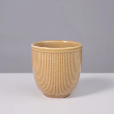 Стакан STRIA, фарфор, пшеничный, 150мл_2