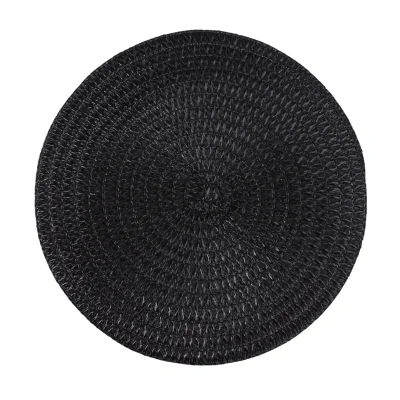 Подставка сервировочная GRACE, круглая, черный, 38см фотография