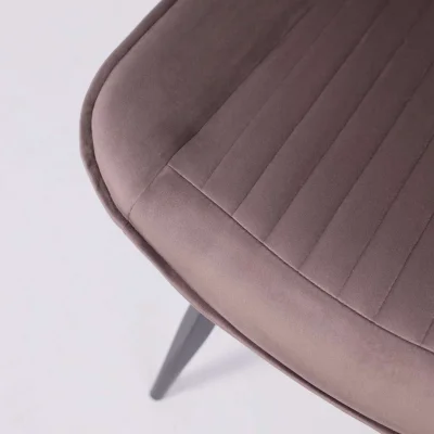 Стул Devis, бежевый велюр Bluvel 38/черный_13