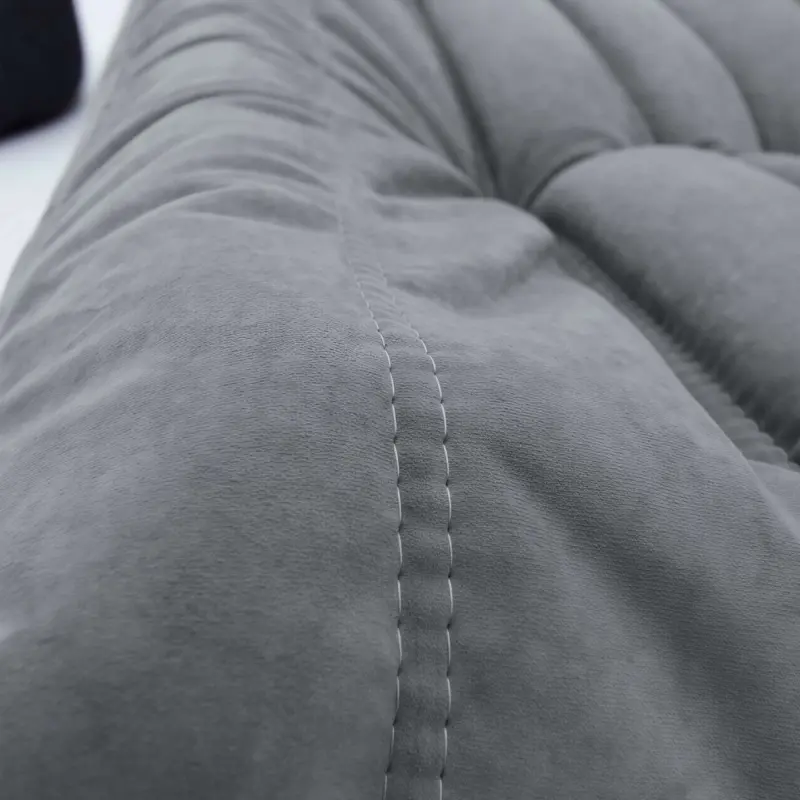 Бескаркасное кресло Француз SLIM BeanBag 70*35 / микровелюр, Сталь_preview_4