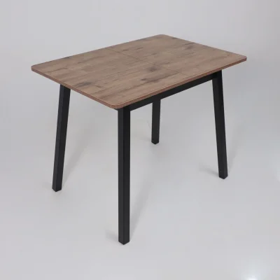 Стол TIRK RADIAL-94, раздвижной 94(126)х64, Дуб Веллингтон/Чёрный_7