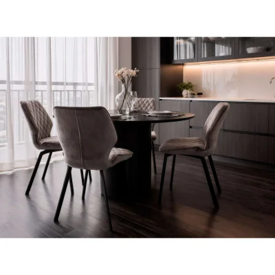 Стул Rafael M, b22 GREY LUX\черный_3