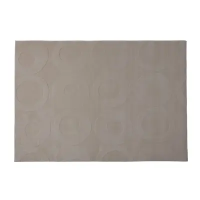 Ковер GEOMETRY FAUX FUR, круги, 160*230см_1