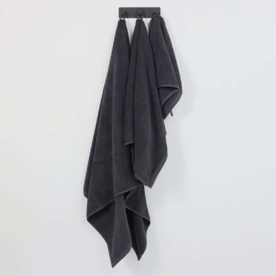 Полотенце махровое, 50*90см, черный графит Е2022-181_5