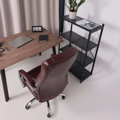 Кресло поворотное KING A, ECO, темно-коричневый_15