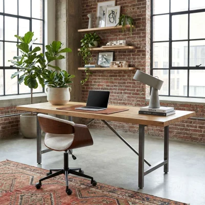 Кресло барное ANGARA, букле, кремовый Lisa 102/черный_3