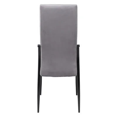 Стул DENVER, светло-серый велюр HLR-20/черный_4