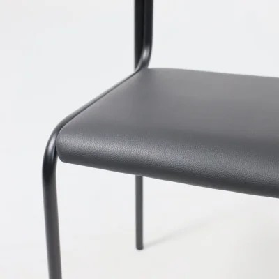 Стул на раме ASCONA BLACK V-4, кожзам, черный, ECONOM_9