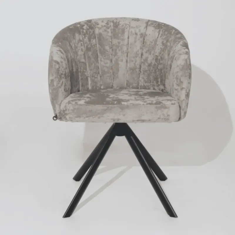 Стул SHELLY-R 360, m04 GREY BEIGE LUX\черный_preview_3