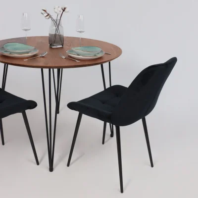 Стол ДЕМАВЕНД, d100*74, дуб натуральный/черный (ПР-4 DSW (Т27) (02) Кс-12)_10