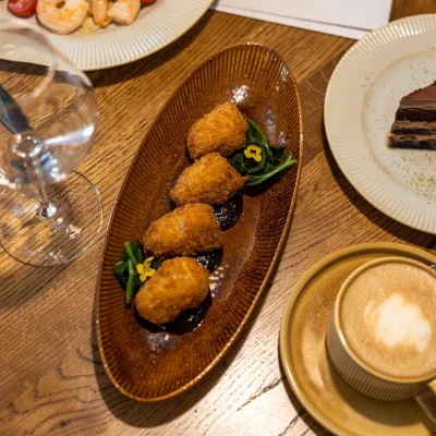 Блюдо для рыбы AURORA, фарфор, каштановый, 31*13*3,6см_4