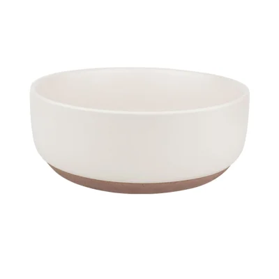 Миска-Боул SAND EDGE, керамика, белый, d20.2*8.3см фотография