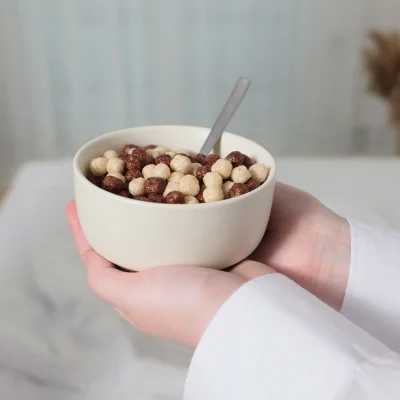 Миска-Боул SAND EDGE, керамика, белый, d20.2*8.3см_12