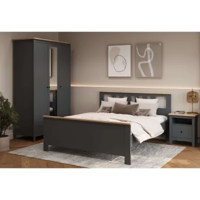 Спальня Сага, ясень + серый. Комплект №5_7