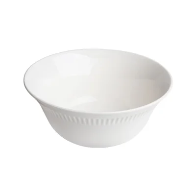Миска-Боул MULIN, керамика, белый, d19,5*9см фотография
