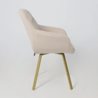 Стул ROMEO 360, b03 CREAM LUX\золото_7