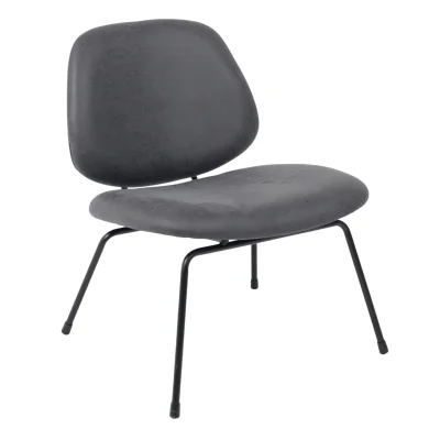 Кресло SWAY, экокожа винтажный черный WATUSI 16/черный фотография