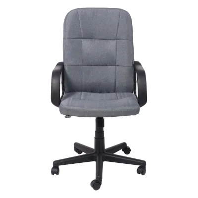 Кресло рабочее, поворотное LEONIDAS, пластик,ткань (тёмно-серый)_2