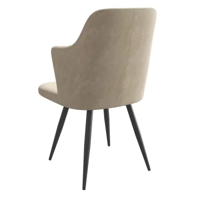 Стул FREDDY-R1 360, k02 Латте замша LUX\черный_4