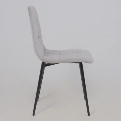 Стул AV 406-N, светло-серый бархат H-09/черный_14