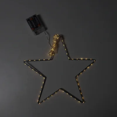 Светодиодный декор AKS тип 3 ( Звезда 30см 84LED, 3АА )_9