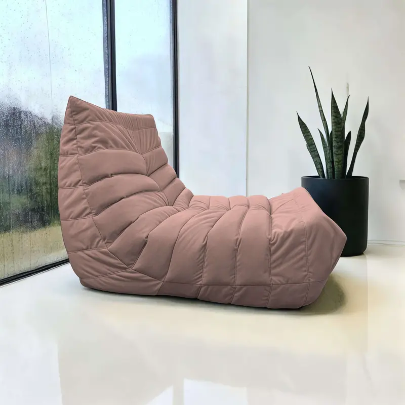 Бескаркасное кресло Француз SLIM BeanBag 70*35 / микровелюр, Фламинго_preview_2