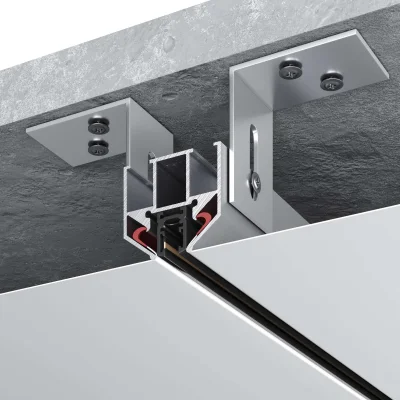 Профиль для шинопровода SUPER5 под натяжной потолок ST-Luce Алюминий Длина 2 000мм SUPER5_4