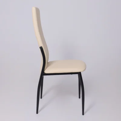 Стул DENVER, экокожа, бежевый TP12/черный_6