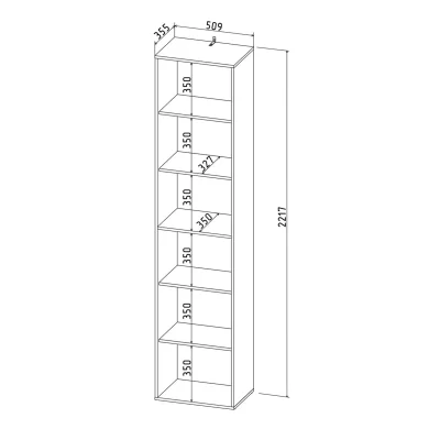 Шкаф SKILL-21, антрацит_5