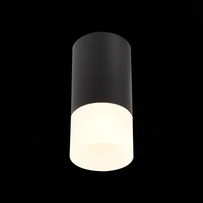 Светильник потолочный Черный GU10 1*50W IP20 D64xH131 220V Без ламп Накладные светильники фотография