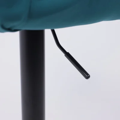 Кресло барное BERLIN GB, Velutto 20 бирюзовый велюр/черный_20